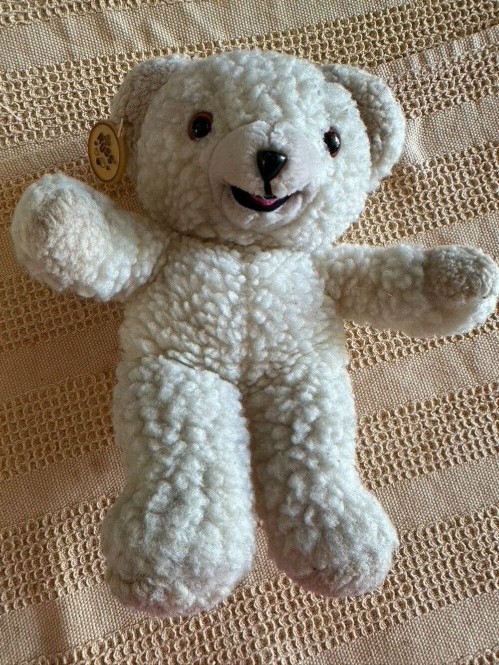 Snuggle Fabric Softener Bear Plush Russ Lever Brothers 10" 1986 Vintage W/ Tag!